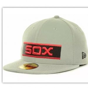 CHICAGO WHITE SOX 5950 CHROMAFITTED 59 FIFTY MENS HAT SIZE 7 3/8 NEW ERA MINT!